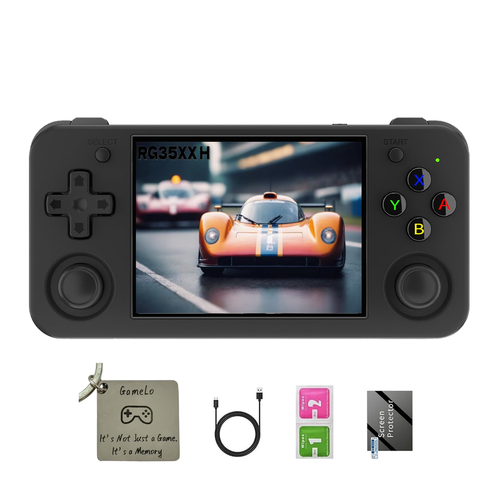 ANBERNIC RG35XXH ブラック 64gb Amazon.com: RG35XX H, Anbernic Retro Handheld Gaming Console with